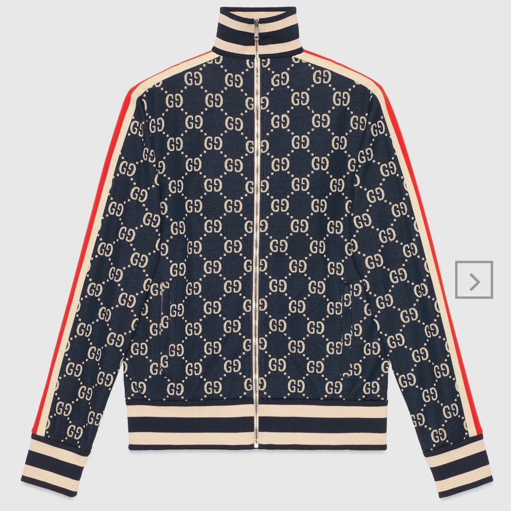 GG jacquard cotton jacket